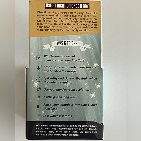 New in unopened box - My Magic Mud Activated Charcoal Teeth Whitening - Picture 3 of 5